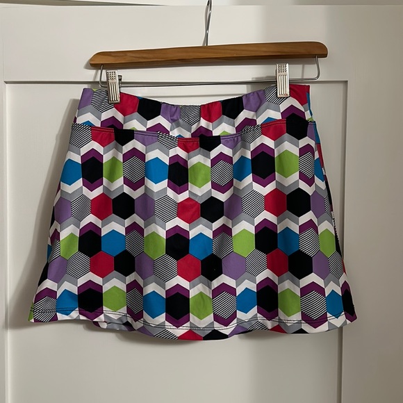 SmashGal Multi Color Athletic Skirt - Picture 1 of 3